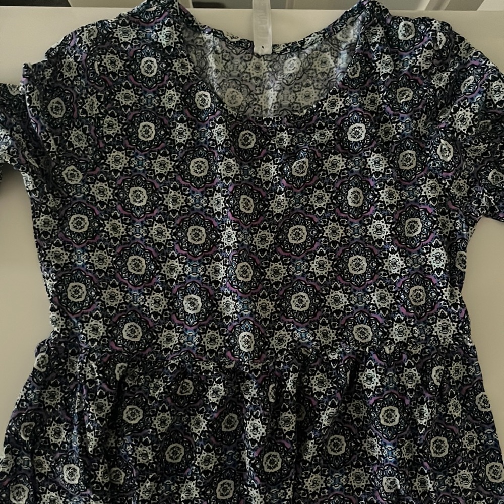 blue girls dress